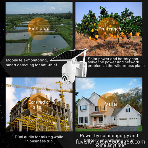 4G Intelligence Battery Ptz Solar Solar Security Camera